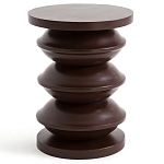 Фигурный приставной столик бордового цвета  AMORPHOUS варинант исполнения - 1 | Loft Concept в Твери