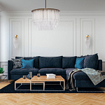 Бра с круглым основанием и длинными прозрачныи стеклянными трубками Nembus варинант исполнения - 8 | Loft Concept в Твери