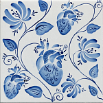 Плитка с узором Сердце варинант исполнения - 2 | Loft Concept в Твери