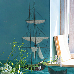 Обои ручная роспись Nantucket Crossing Brandt colourway on scenic paper варинант исполнения - 5 | Loft Concept в Твери