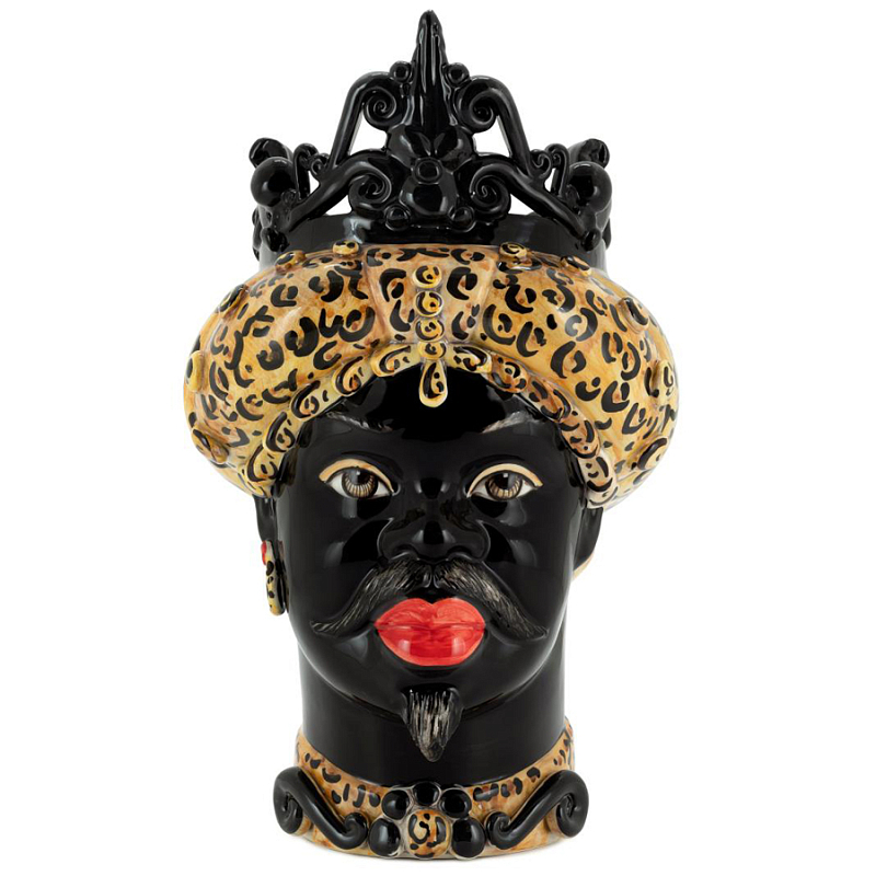 Ваза Abhika VASE MORO MAN MEDIUM Коричневый Ваза Abhika VASE MORO MAN MEDIUM Коричневый в Твери | Loft Concept