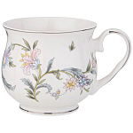 Кружка из фарфора с цветочным принтом 480 мл Tea Flower Set варинант исполнения - 1 | Loft Concept в Твери