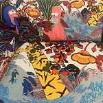 Мебельная ткань Велюр Simpsons in Paradise Т4-88 варинант исполнения - 1 | Loft Concept в Твери