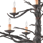Люстра черная в виде ствола дерева Branched Tree варинант исполнения - 1 | Loft Concept в Твери