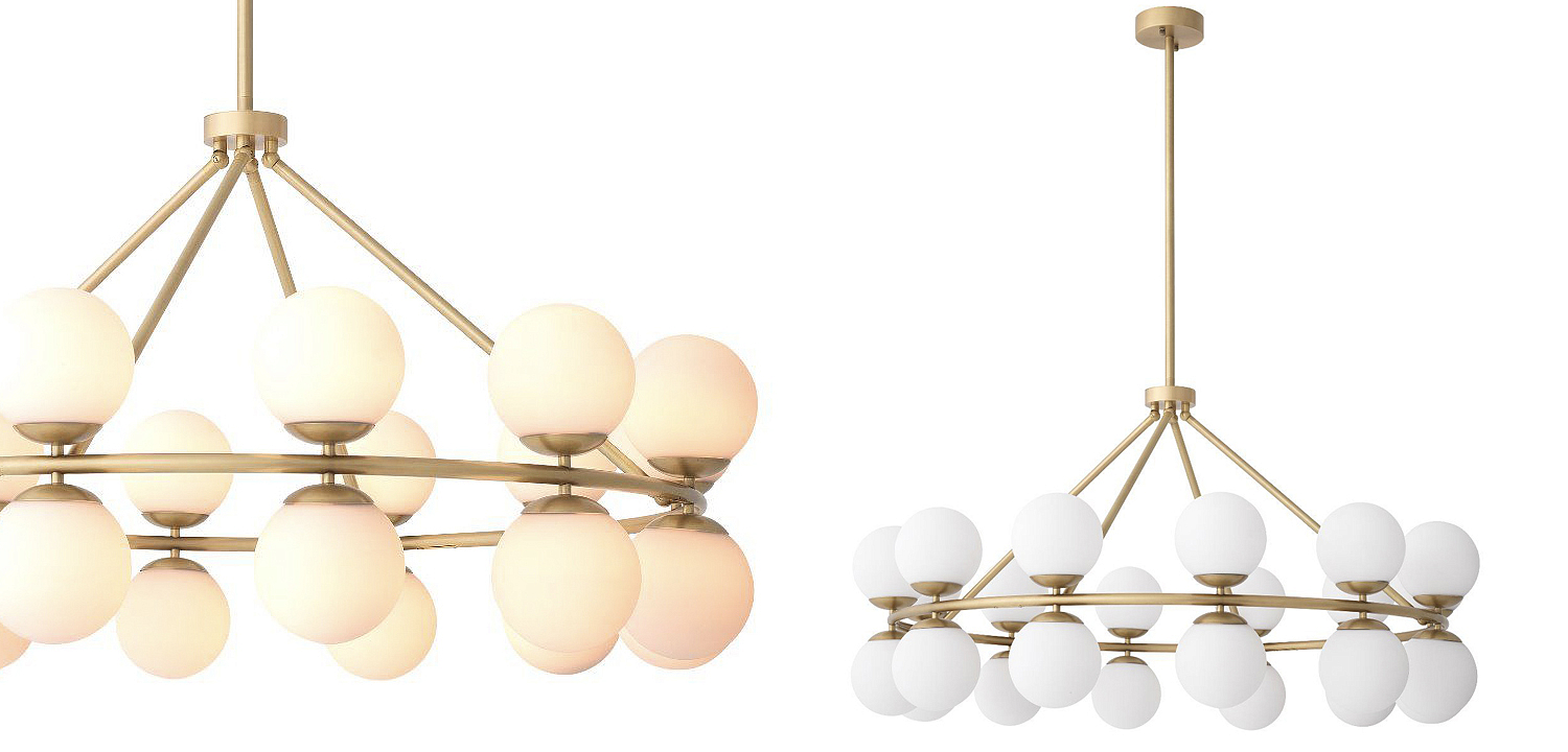 Люстра Eichholtz Chandelier Hutchinson Brass Люстра Eichholtz Chandelier Hutchinson Brass - Loft-Concept в Твери
