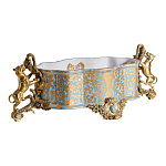 Чаша с орнаментом на бронзовых ножках в виде львов Eden Garden варинант исполнения - 1 | Loft Concept в Твери