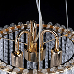 Люстра с подвесными рифлеными стеклянными трубками Nembus варинант исполнения - 18 | Loft Concept в Твери