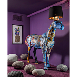 Большой Торшер Лошадь с ручной авторской росписью Feral Stallion варинант исполнения - 1 | Loft Concept в Твери