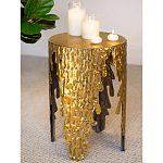 Столик дизайнерский Copper streaks варинант исполнения - 6 | Loft Concept в Твери