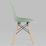 Пластиковый стул на ножках из массива бука Eames Mint варинант исполнения - 2 | Loft Concept в Твери
