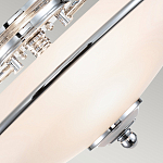 Потолочный светильник со стеклянным плафоном на изогнутых кронштейнах Quoizel  варинант исполнения - 9 | Loft Concept в Твери