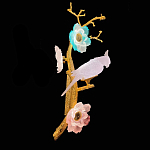 Бра с цветочным декором и птичкой Miscellaneous herbs варинант исполнения - 2 | Loft Concept в Твери