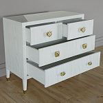 Бельевой Комод с 4 ящиками Elsa Dreams White варинант исполнения - 2 | Loft Concept в Твери