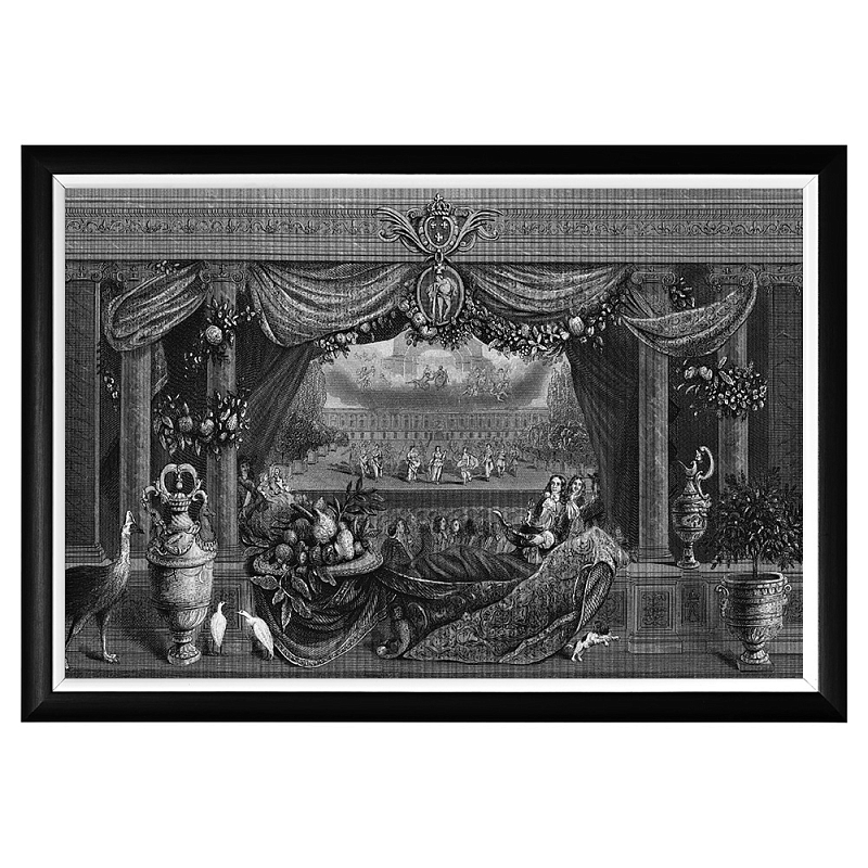 Постер Louvre Palace Poster Черный Белый Постер Louvre Palace Poster Черный Белый в Твери | Loft Concept