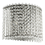 Бра с хрустальными подвесками хром Crystal Art Chrome Wall Lamp варинант исполнения - 1 | Loft Concept в Твери