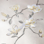 Обои Magnolia Canopy Colourway SC-288 on Natural Mica metallic silk варинант исполнения - 1 | Loft Concept в Твери
