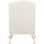 Кресло из массива бука серое с растительным орнаментом Raffael Floral Grey Armchair варинант исполнения - 2 | Loft Concept в Твери