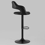 Барный стул черного цвета Strohach варинант исполнения - 2 | Loft Concept в Твери