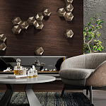 Гипсовая 3D панель с принтографией PM-41 варинант исполнения - 1 | Loft Concept в Твери