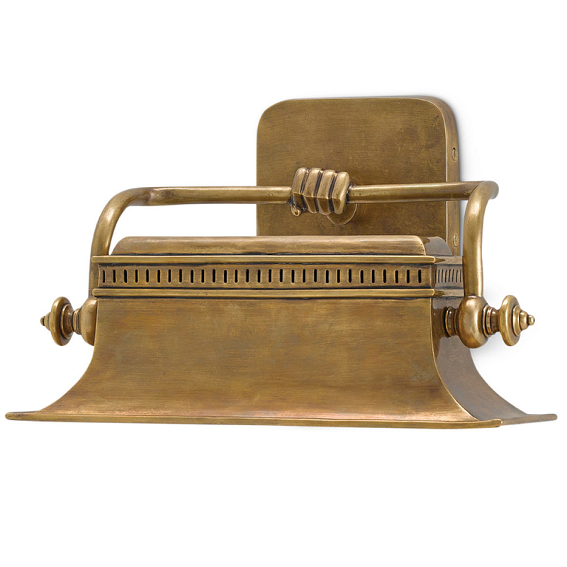 Бра с рифленым абажуром Unexpectedly Brass Винтажная латунь в Твери | Loft Concept 