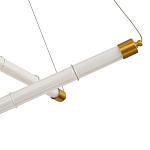 Светодиодная люстра Trumpet Tube Brass  варинант исполнения - 3 | Loft Concept в Твери