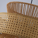 Подвесной светильник с абажуром из натуральных материалов Light Inside the Cell варинант исполнения - 7 | Loft Concept в Твери