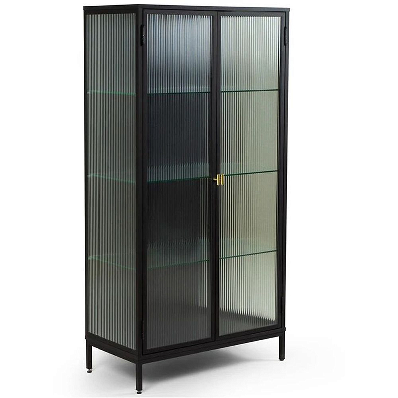 Шкаф витрина Frosted glass Черный Шкаф витрина Frosted glass Черный в Твери | Loft Concept