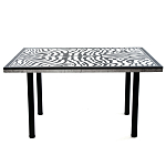 Стол обеденный из натурального мрамора Marble BW Accent Table варинант исполнения - 1 | Loft Concept в Твери