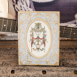 Декоративный постер в раме с рельефным растительным узором арабески New Collection of Arabesques Poster варинант исполнения - 6 | Loft Concept в Твери