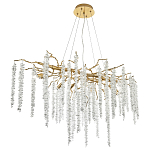 Люстра с декором в виде ветвей с хрустальными подвесками Fairytree Gold Crystal Chandelier варинант исполнения - 3 | Loft Concept в Твери