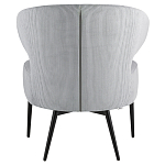 Современное мягкое кресло на металлических ножках Rakush Grey варинант исполнения - 3 | Loft Concept в Твери