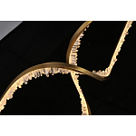 Подвесной светильник обрамленный элементами в виде кристаллов Smooth Shine варинант исполнения - 4 | Loft Concept в Твери