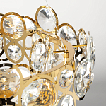 Люстра подвесная из золотых колец 57 см Golden Circles варинант исполнения - 8 | Loft Concept в Твери