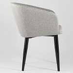 Мягкое кресло на металлических ножках Shaggy Grey варинант исполнения - 2 | Loft Concept в Твери