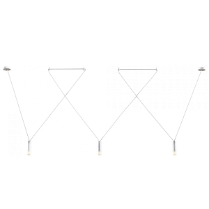 Wireflow LED White Suspension lam 3 патрона