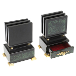 Настольный письменный набор из нефрита в подарочной коробке Victorious варинант исполнения - 11 | Loft Concept в Твери