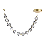 Подвесной светильник из прозрачных шаров Bubbles Bocci варинант исполнения - 5 | Loft Concept в Твери