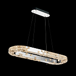 Люстра овальная с мозаичным хрустальным оформлением Sparks of Crystal варинант исполнения - 4 | Loft Concept в Твери