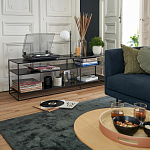 ТВ-тумба стальная с полками Chad TV-Stand варинант исполнения - 5 | Loft Concept в Твери