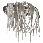 Бра с металиическими цепочками и дугообразными элементами Atlantis Chain варинант исполнения - 5 | Loft Concept в Твери