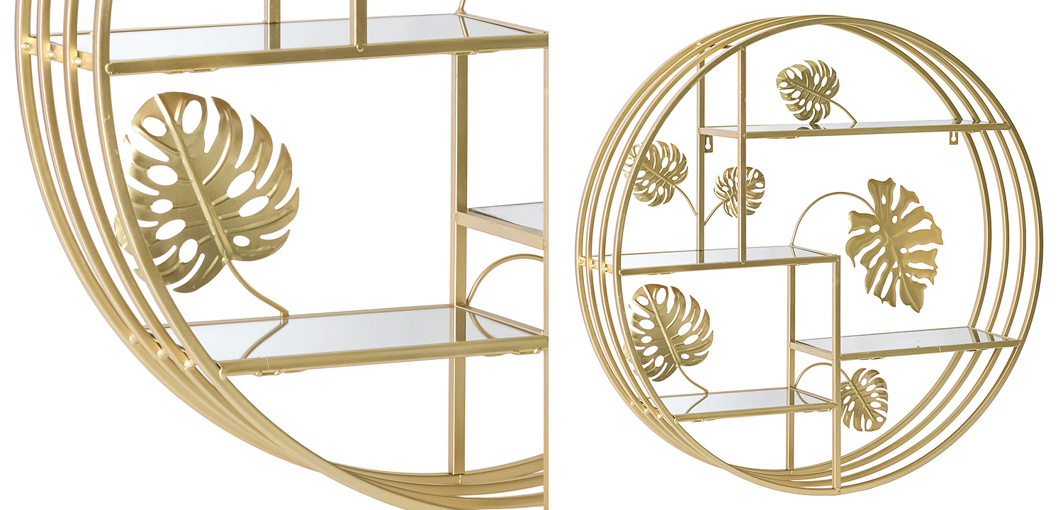 Полка Gold Tropical Shelf Полка Gold Tropical Shelf - Loft-Concept в Твери