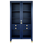 Дизайнерский шкаф витрина Elsa Dreams Blue с 4-мя ящиками варинант исполнения - 9 | Loft Concept в Твери