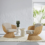 Приставной столик белого цвета Bead варинант исполнения - 4 | Loft Concept в Твери