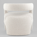 Кресло дизайнерское для лаунж зоны жемчужного цвета Pearl Lounge варинант исполнения - 7 | Loft Concept в Твери