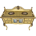 Комод деревянный Illustration of flowers варинант исполнения - 2 | Loft Concept в Твери