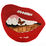 Картина вышивка бисером Grill Cut Out With Butterfly варинант исполнения - 1 | Loft Concept в Твери