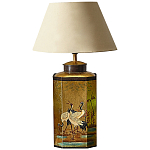 Настольная лампа Шинуазри с абажуром Golden Garden Chinoiserie Table Lamp варинант исполнения - 1 | Loft Concept в Твери