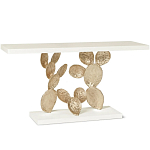 Консоль прямоугольная белая с основанием в виде кактуса Cactus варинант исполнения - 1 | Loft Concept в Твери