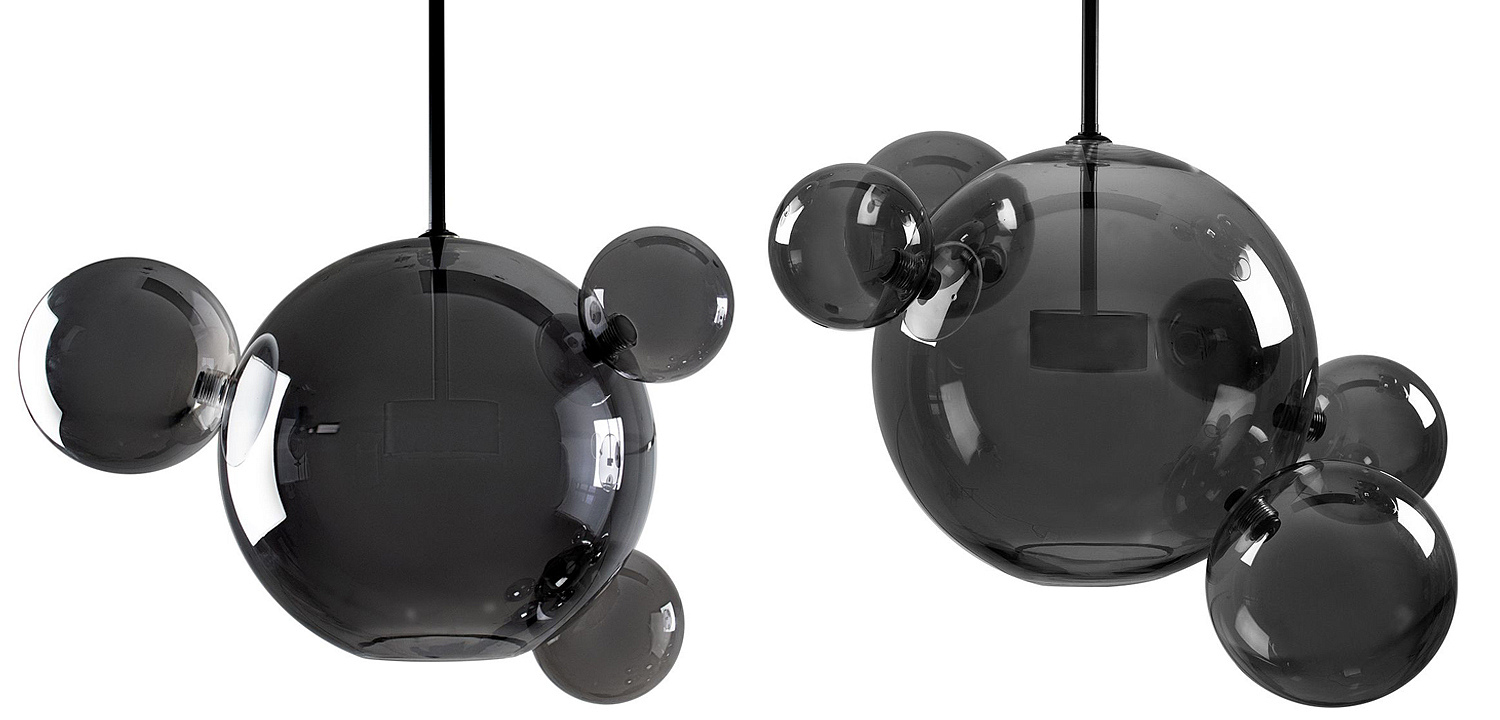 Люстра Bolle Circular Chandelier 14 BUBBLE Giopato & Coombes smoky Люстра Bolle Circular Chandelier 14 BUBBLE Giopato & Coombes smoky - Loft-Concept в Твери