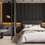 Гипсовая 3D панель с принтографией PE-08 варинант исполнения - 1 | Loft Concept в Твери